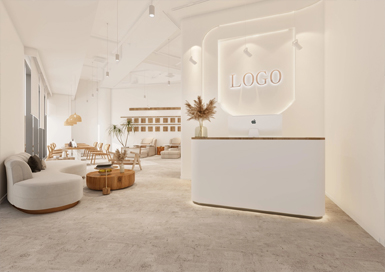 原木風(fēng)格美容院裝修設計案例效果圖